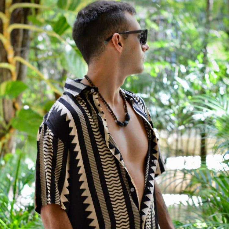 camisa manga corta hombre arena formentera