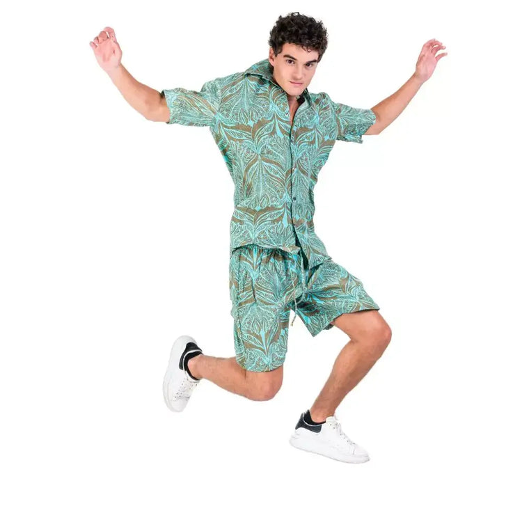 Conjunto bermuda ycamsia hombre bohemio arena formentera