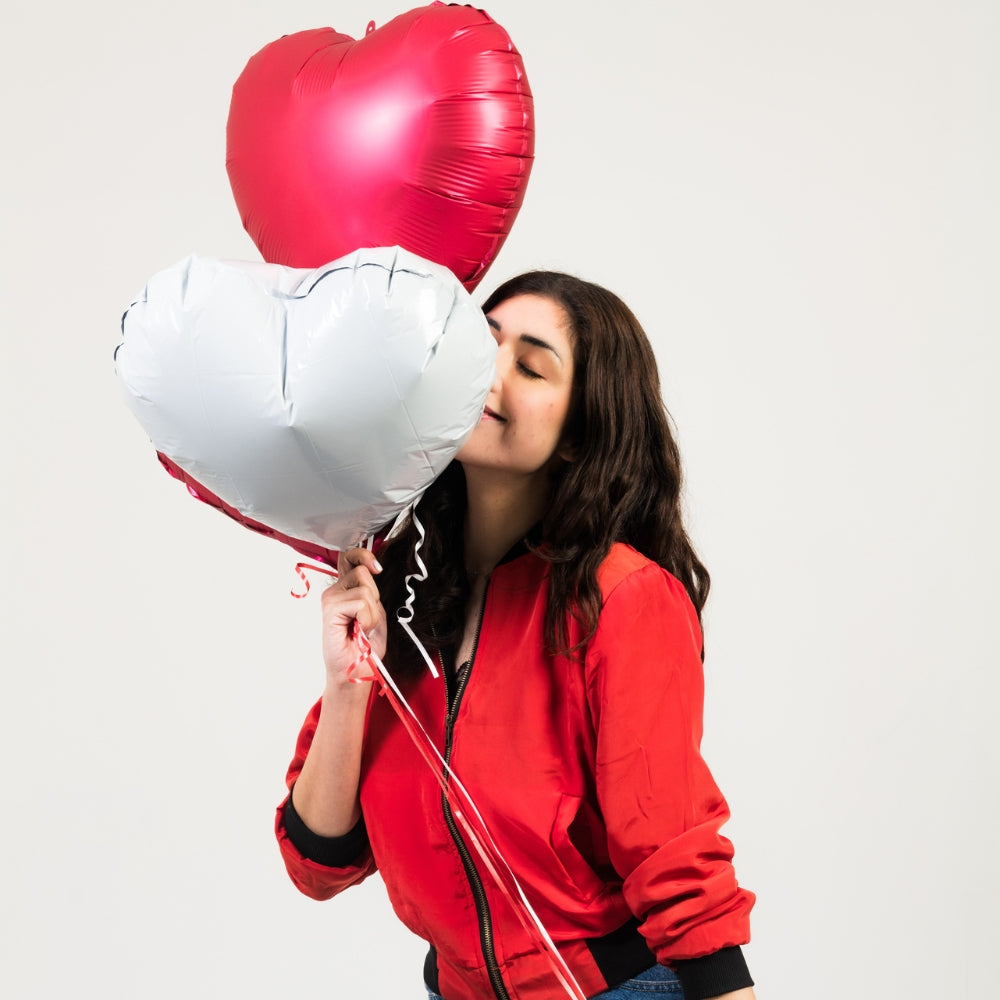chaqueta bomber mujer roja