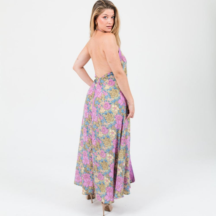 vestido lentejuela bohemio mujer arena formentera
