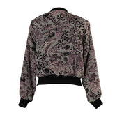 chaqueta bomber estampada mujer, bomber boho chic, chaqueta ligera polar, bomber new saari, chaqueta bohemia otoño invierno, bomber estampada casual, chaqueta arena formentera, bomber oversize mujer