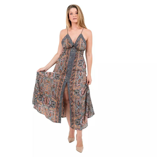 Vestido con lentejuelas y bulgaros bohemios,  Sunshine