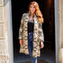 abrigo bohemio mujer · abrigo largo estampado · abrigo ligero otoño invierno · abrigo elegante boho chic · abrigo versátil mujer · abrigo de entretiempo · abrigo estilo bohemio chic
