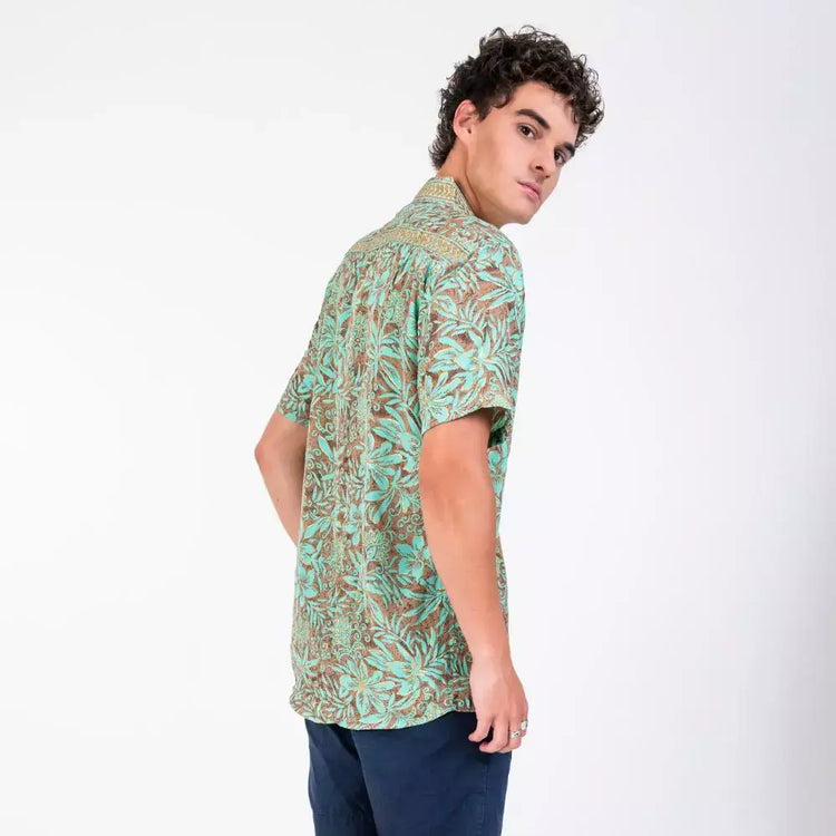 camisa manga corta hombre arena formentera