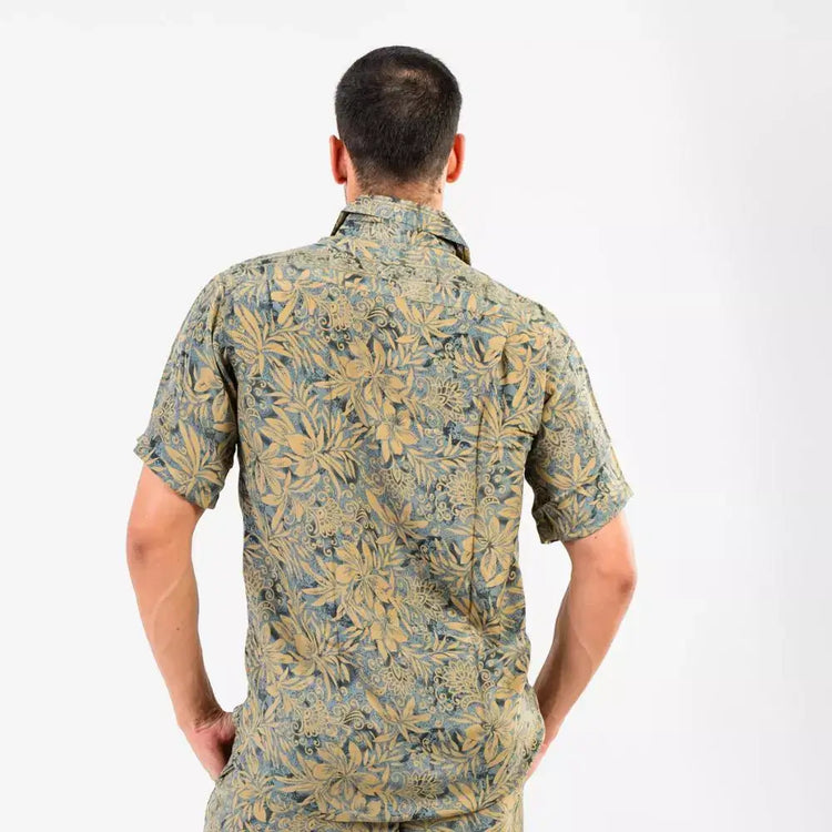 camisa mangas cortas hombre