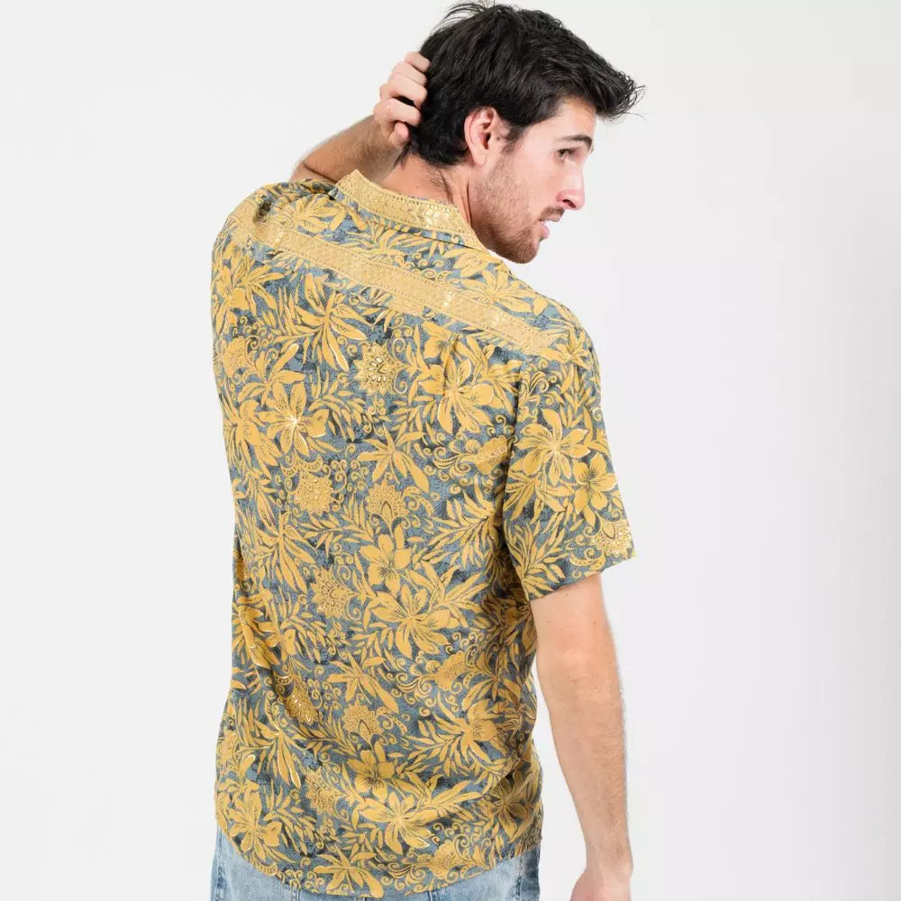 camisa mangas cortas hombre