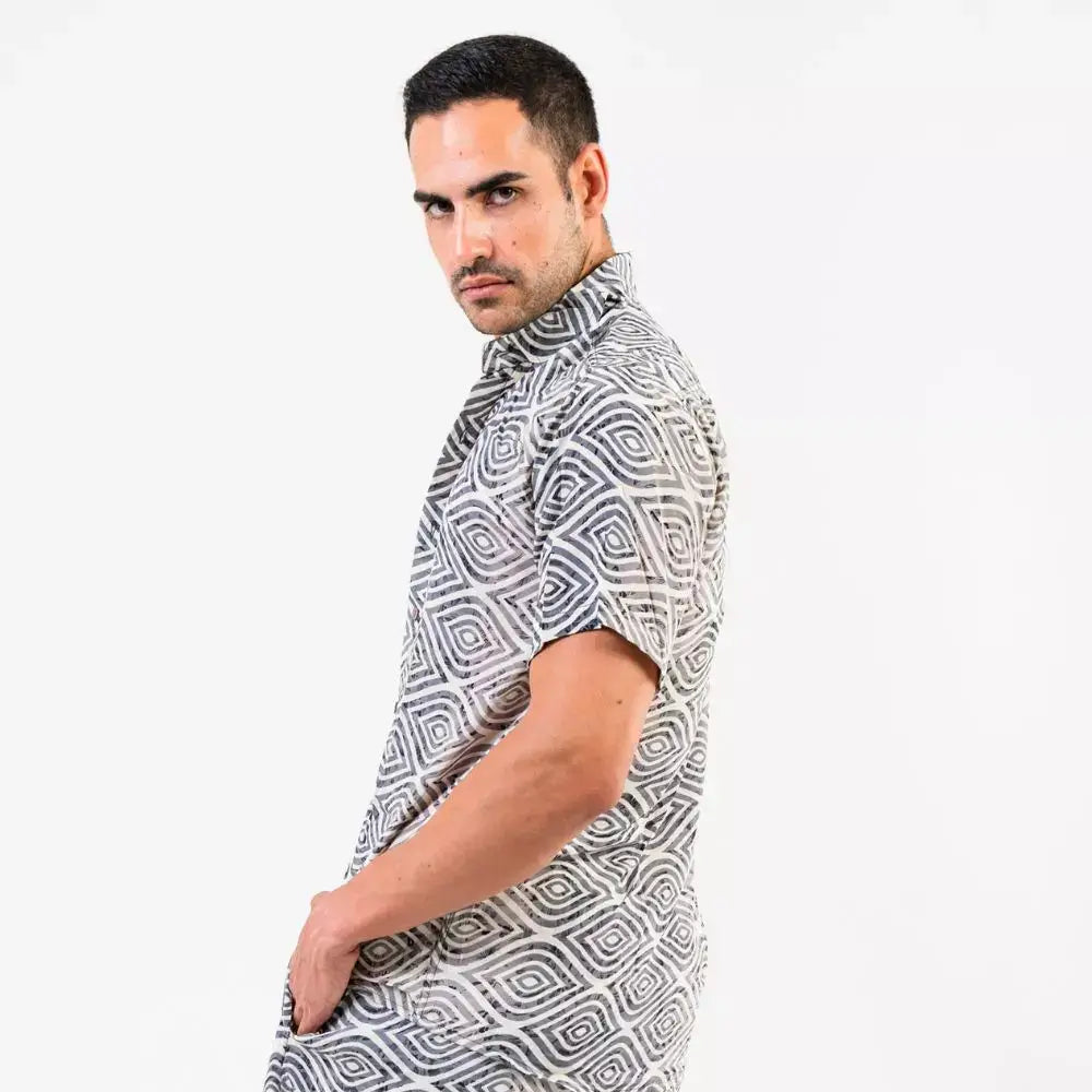 camisa manga corta hombre arena formentera