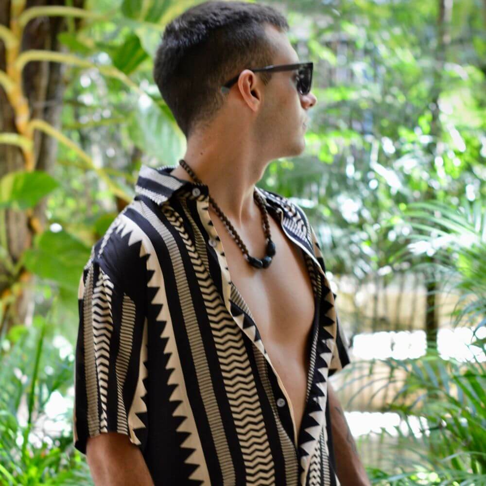 camisa manga corta hombre arena formentera