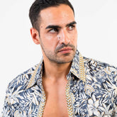 camisa hombre manga corta arena formentera
