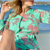 camisero kimono seda mujer arena formentera