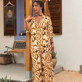 Camisero vestido largo de rayón mujer Arena Formentera