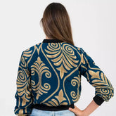 chaqueta bomber  con cremallera mujer arena formentera