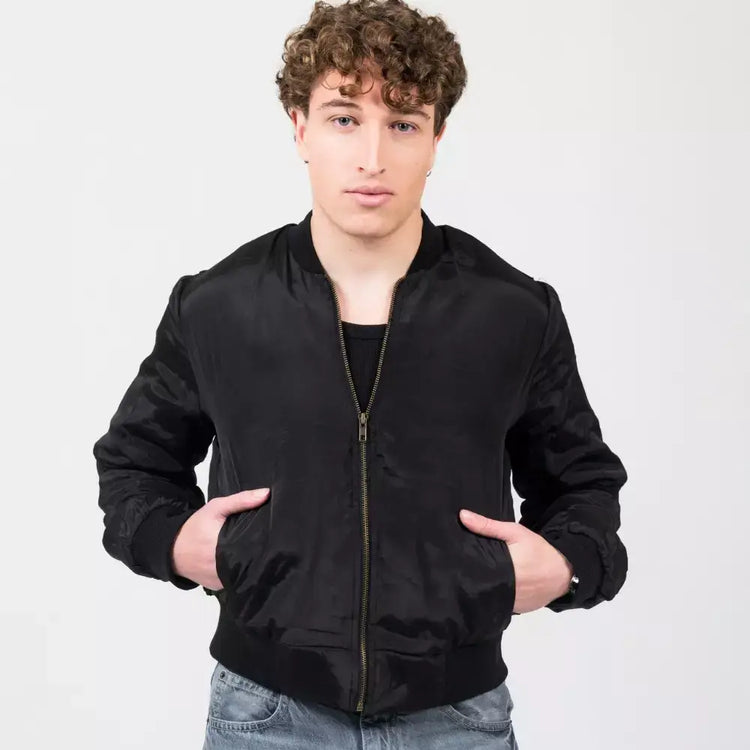 chaqueta bomber  con cremallera hombre mujer arena formentera