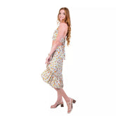 conjunto de  top y falda mujer arena formentera