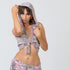 conjunto top con capucha y falda bohemio arena formentera
