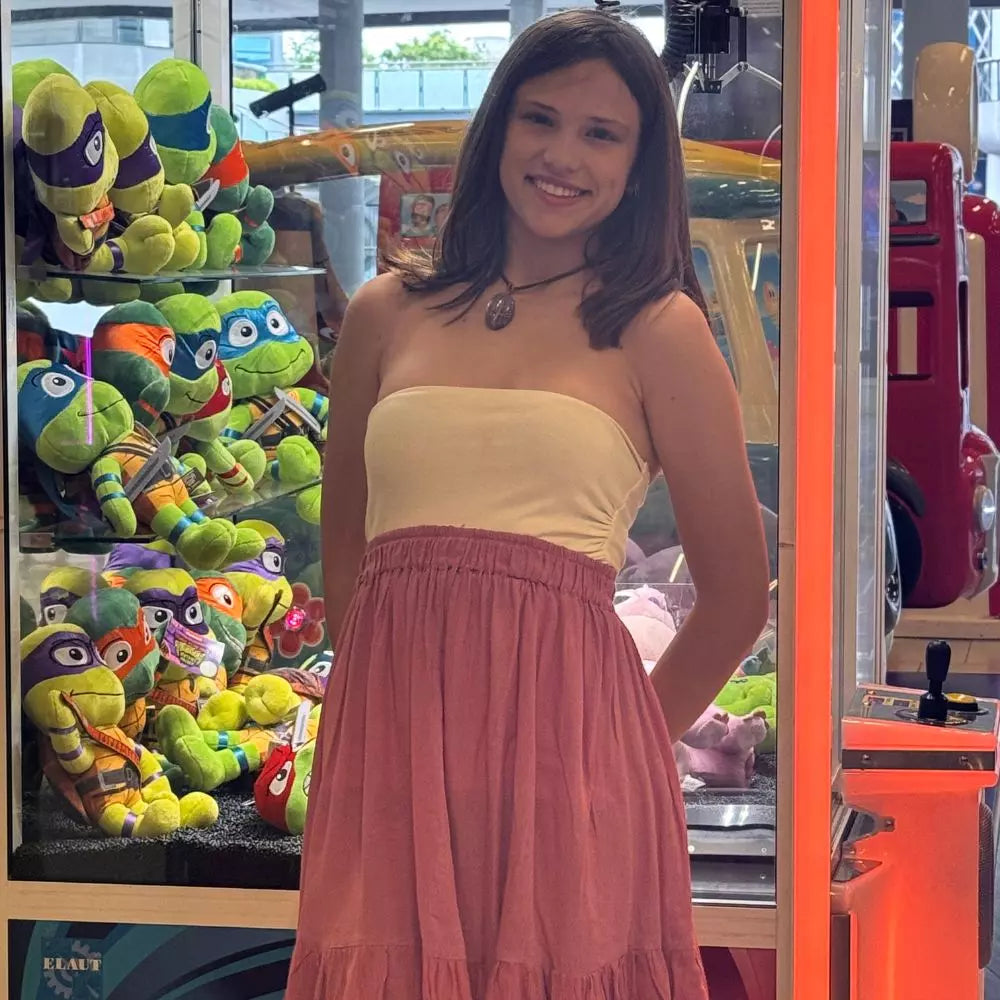 Falda rosa, Sun