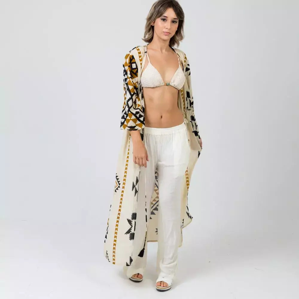 pantalon bambula mujer arena formentera