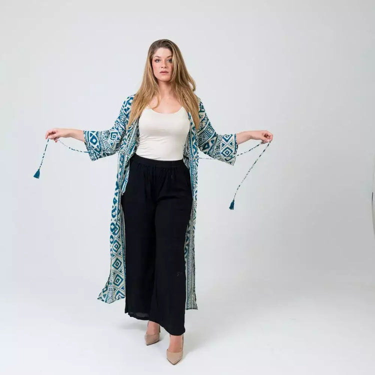 pantalon bambula mujer arena formentera