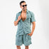 Conjunto bermuda ycamsia hombre bohemio arena formentera