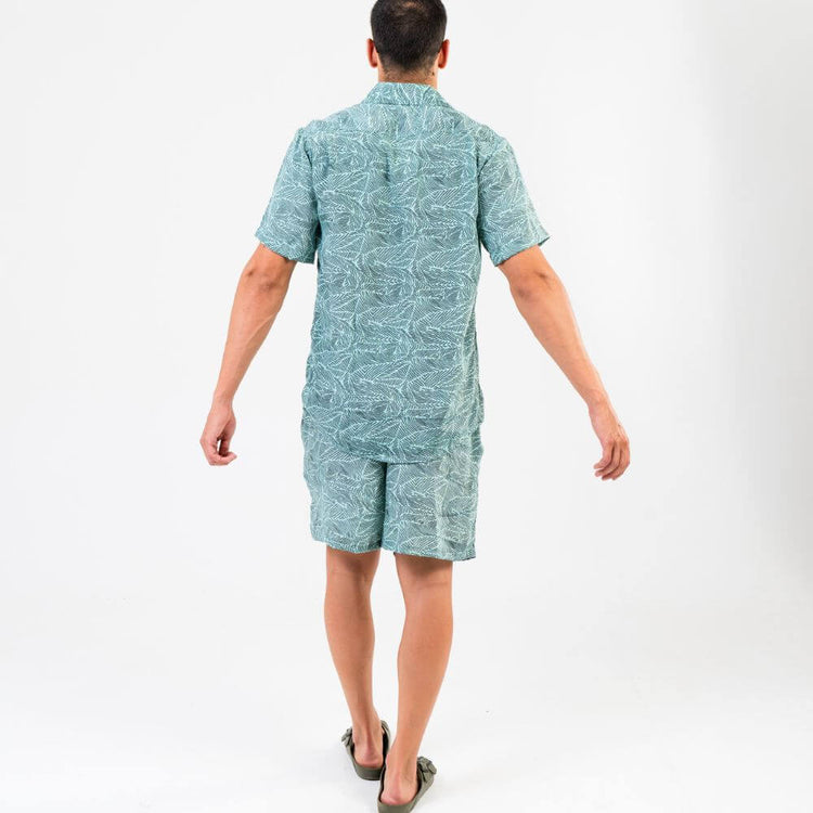 Conjunto bermuda ycamsia hombre bohemio arena formentera