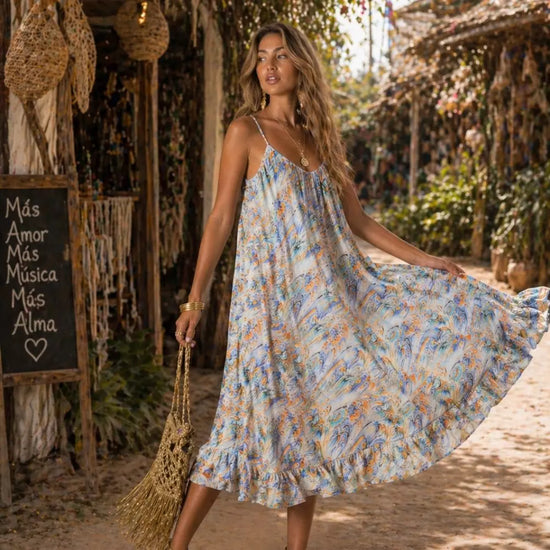 Vestido boho, Aquarella