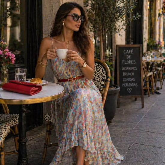 Vestido largo boho, Aquarella