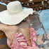 vestido bohemio con escote en la espalda mujer arena formentera