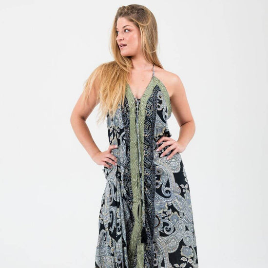 vestido lentejuel amujer arena formentera