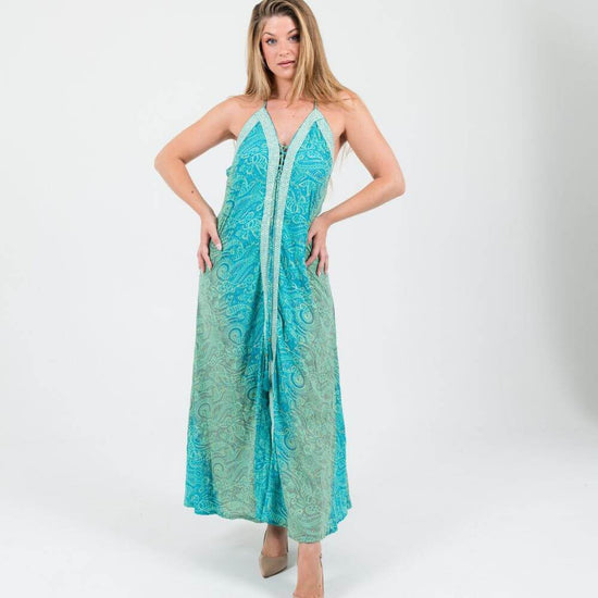 Vestido con lentejuela en verde, Sunshine