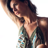 vestido lentejuela bohemio arena formentera mujer