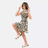 vestido corto cruzadao teen mjer arena formentera