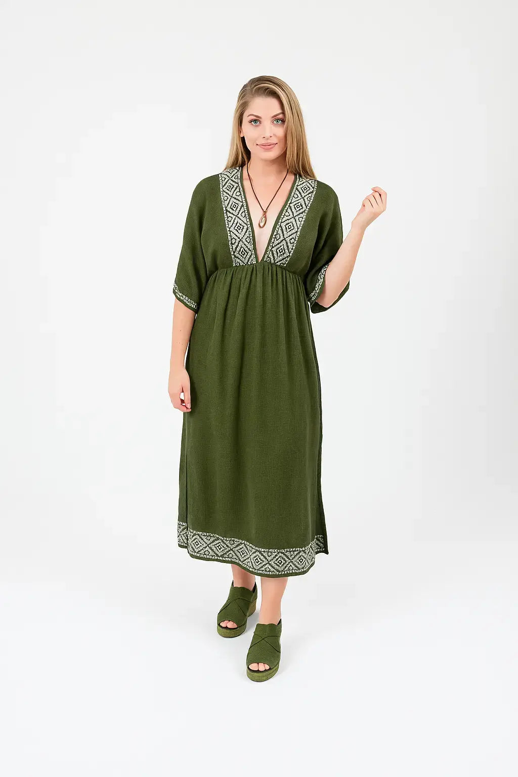 Vestido con manga mariposa, Sofía