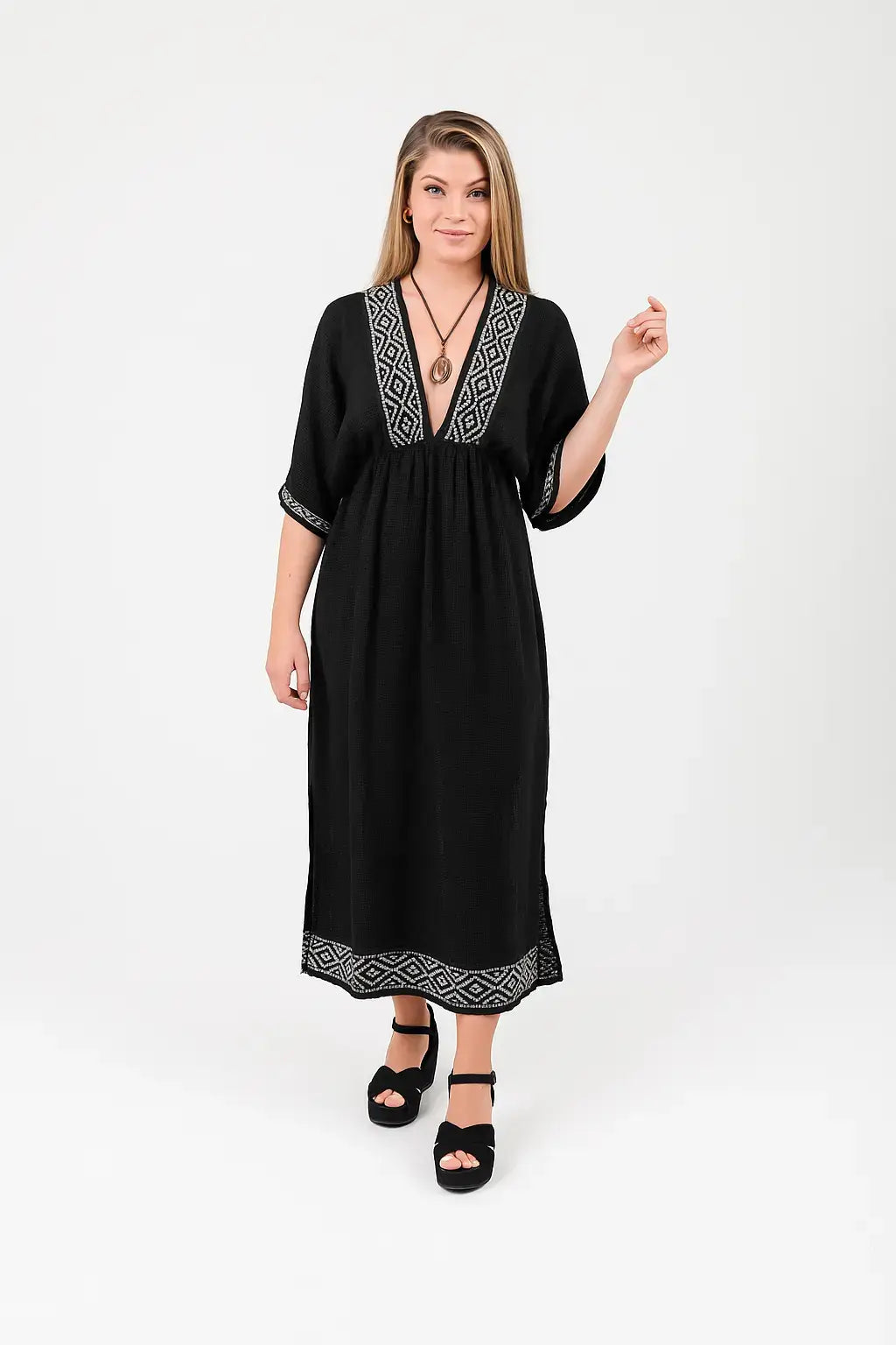 Vestido con manga mariposa, Sofía